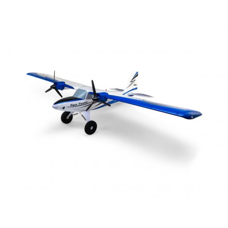 E-flite Twin Timber 1.6m BNF Basic Electric Airplane w/AS3X & Safe Select