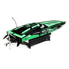 Pro Boat Impulse 32" Deep-V RTR Brushless Boat (Black/Green) w/2.4GHz Radio & SMART