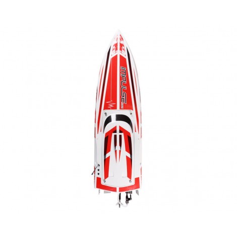 Pro Boat Impulse 32" Deep-V RTR Brushless Boat (White/Red) w/2.4GHz Radio & SMART