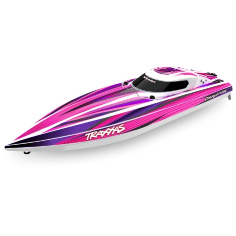 Traxxas Disruptor® VXL 4S High-Performance Electric Brushless RTR Race Boat (Pink) w/TQ 2.4Ghz Radio Traxxas Disruptor® VXL 4S High-Performance Electric Brushless RTR Race Boat (Pink) w/TQ 2.4Ghz Radio