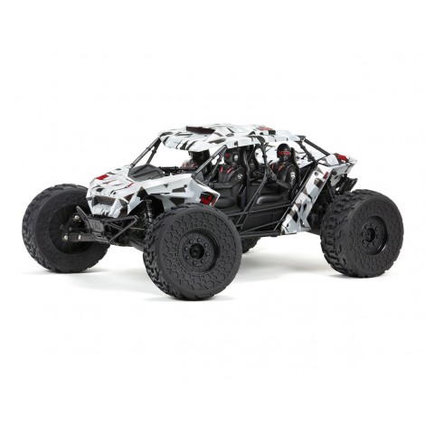 Arrma FIRETEAM 6S BLX 4WD Brushless 1/7 Speed Assault Vehicle (White Camo) w/SLT3 2.4GHz Radio