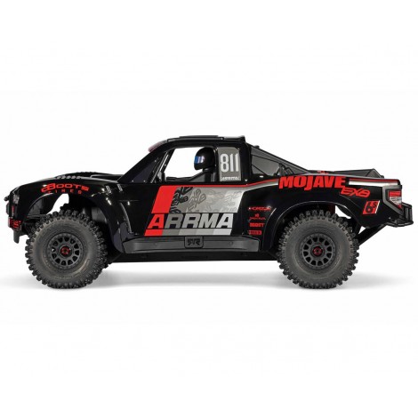 Arrma Mojave 6S EXB RTR Brushless 1/7 4WD Extreme Bash Desert Truck (Black/Red) w/2.4GHz Radio