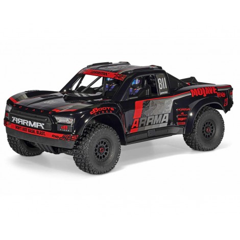 Arrma Mojave 6S EXB RTR Brushless 1/7 4WD Extreme Bash Desert Truck (Black/Red) w/2.4GHz Radio
