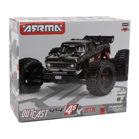 Arrma Outcast 4S V2 BLX Brushless RTR 1/10 Stunt Truck w/SLT3 2.4GHz Radio & Smart ESC