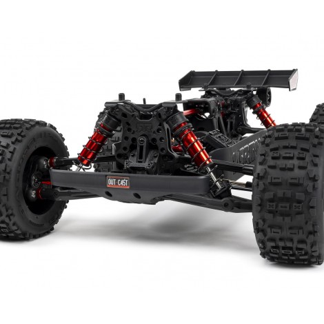 Arrma Outcast 8S BLX EXB Brushless RTR 1/5 4WD Stunt Truck (Black) w/DX3 Radio, Smart ESC & AVC