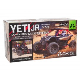 Axial Yeti Jr. Can-Am Maverick X3 1/18 RTR 4WD Electric Rock Racer Buggy w/2.4GHz Radio, Battery & Charger