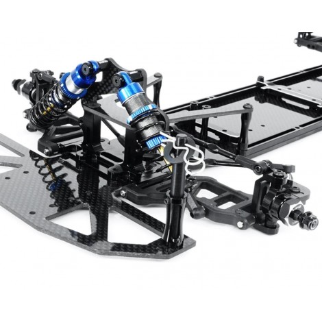 DragRace Concepts Drag Pak Maxim No Prep 1/10 Drag Race Chassis Kit w/DRC Super Flow Shocks