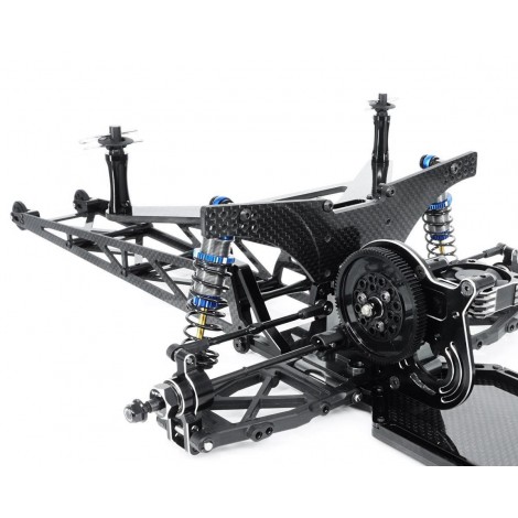 DragRace Concepts Drag Pak Maxim No Prep 1/10 Drag Race Chassis Kit w/DRC Super Flow Shocks