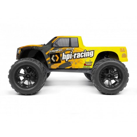 HPI Jumpshot MT FLUX V2 1/10 RTR 2WD Brushless Monster Truck (Grey/Yellow)