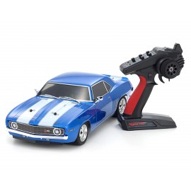 Kyosho Fazer Mk2 FZ02L 1969 Chevy Camaro Z/28 ReadySet Muscle Car (Le Mans Blue) w/Syncro KT-231P Radio