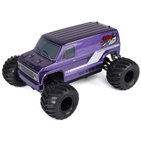 Kyosho Fazer Mk2 Mad Van 1/10 4WD Readyset Monster Truck w/2.4GHz Radio (Purple)