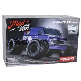 Kyosho Fazer Mk2 Mad Van 1/10 4WD Readyset Monster Truck w/2.4GHz Radio (Purple)