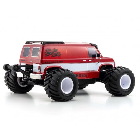 Kyosho Fazer Mk2 Mad Van 1/10 4WD Readyset Monster Truck (Red) w/2.4GHz Radio