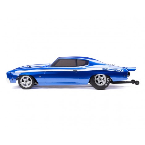 Losi 1/16 1970 Chevelle 2WD RTR Mini No Prep Drag Car (Blue) w/2.4GHz Radio, Battery & Charger