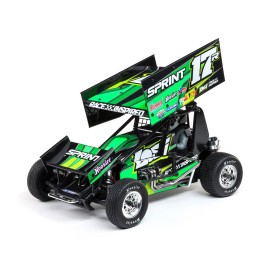 Losi 22S 1/10 Brushless 2WD RTR Sprint Car (Green) w/SLT2 2.4GHz Radio