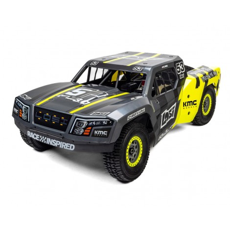 Losi 5IVE-TG 3.0 1/5 4WD RTR Gas Desert Truck (Grey/Yellow) w/2.4GHz Radio & 35.2cc Gasoline Engine Losi 5IVE-TG 3.0 1/5 4WD RTR Gas Desert Truck (Grey/Yellow) w/2.4GHz Radio & 35.2cc Gasoline Engine