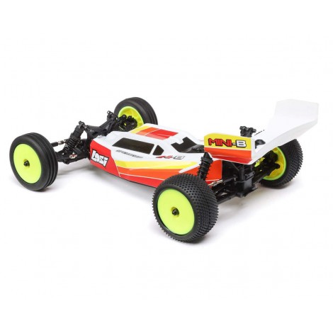 Losi Mini-B 1/16 RTR Brushless 2WD Buggy (Red) w/2.4GHz Radio, Battery & Charger