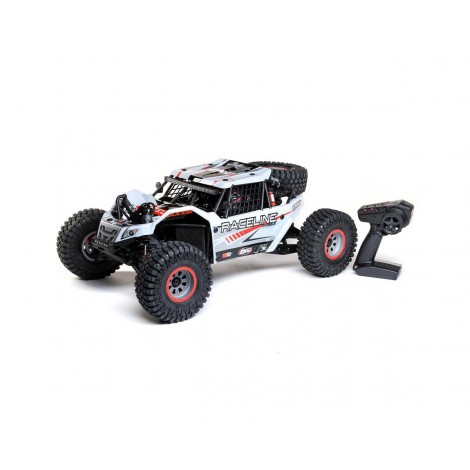 Losi Super Rock Rey SRR 1/6 4WD RTR Electric Rock Racer (White) w/DX3 Radio, Smart ESC & AVC