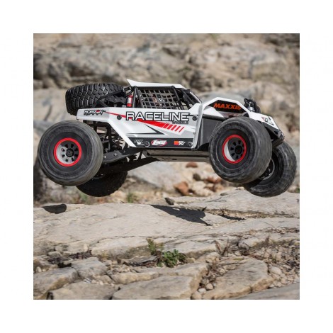 Losi Super Rock Rey SRR 1/6 4WD RTR Electric Rock Racer (White) w/DX3 Radio, Smart ESC & AVC