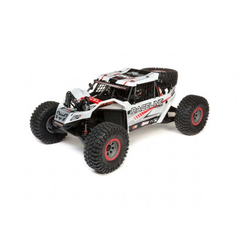 Losi Super Rock Rey SRR 1/6 4WD RTR Electric Rock Racer (White) w/DX3 Radio, Smart ESC & AVC