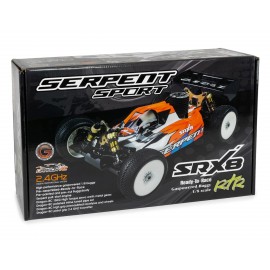 Serpent SRX8 RTR 1/8 Nitro Buggy w/2.4GHz Radio & .21 Pull-Start Engine