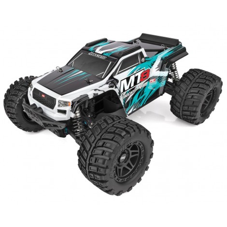 Team Associated RIVAL MT8 RTR 1/8 Brushless Monster Truck Combo (Teal) w/2.4GHz Radio & Battery & Charger