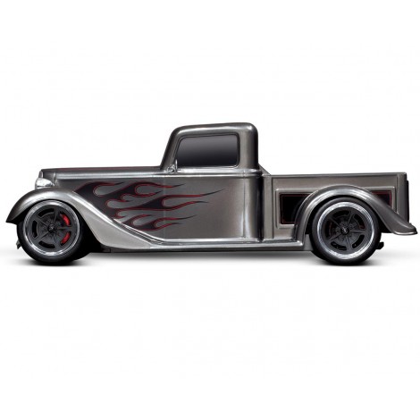 Traxxas 4-Tec 3.0 1/10 RTR Touring Car w/Factory Five '35 Hot Rod Truck Body (Silver) & TQ 2.4GHz Radio System