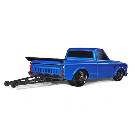 Traxxas Drag Slash 1/10 2WD RTR No Prep Truck w/1967 Chevrolet C10 Body (Blue) TQi 2.4GHz Radio & TSM