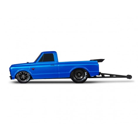 Traxxas Drag Slash 1/10 2WD RTR No Prep Truck w/1967 Chevrolet C10 Body (Blue) TQi 2.4GHz Radio & TSM