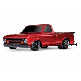 Traxxas Drag Slash 1/10 2WD RTR No Prep Truck w/1967 Chevrolet C10 Body (Red) TQi 2.4GHz Radio & TSM