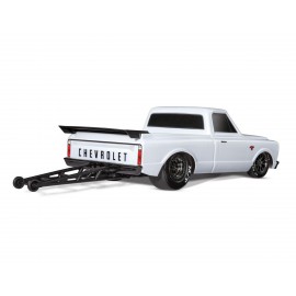 Traxxas Drag Slash 1/10 2WD RTR No Prep Truck w/1967 Chevrolet C10 Body (White) TQi 2.4GHz Radio & TSM
