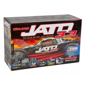 Traxxas Jato 3.3 2WD RTR Nitro Stadium Truck w/TQi (Orange) 2.4GHz, Telemetry, TSM, Easy Start & Charger