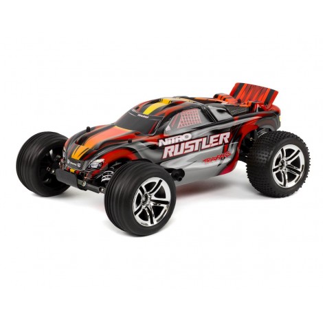 Traxxas Nitro Rustler 1/10 RTR Stadium Truck w/TQi 2.4GHz, TSM, EZ Start, Battery & DC Charger