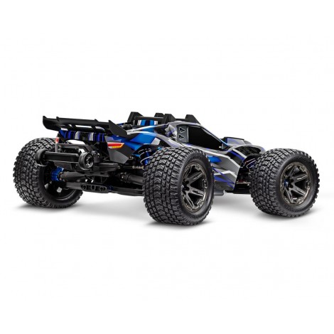 Traxxas Rustler 4X4 Ultimate 1/10 RTR Brushless Stadium Truck (Blue) w/TQi 2.4GHz Radio & Link Module