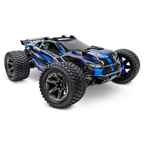 Traxxas Rustler 4X4 Ultimate 1/10 RTR Brushless Stadium Truck (Blue) w/TQi 2.4GHz Radio & Link Module