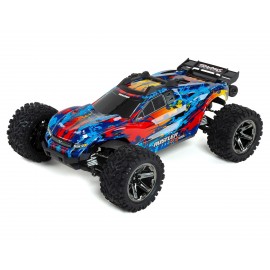 Traxxas Rustler 4X4 VXL Brushless RTR 1/10 4WD Stadium Truck (Red) w/TQi 2.4GHz Radio & TSM