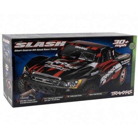 Traxxas Slash 1/10 RTR 2WD Short Course Truck w/XL-5 ESC, TQ 2.4GHz Radio, Battery & USB-C Charger