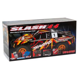 Traxxas Slash 4X4 RTR 4WD Brushed Short Course Truck (Orange) w/TQ 2.4GHz Radio, Battery & DC Charger
