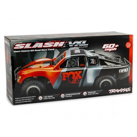 Traxxas Slash VXL 1/10 RTR 2WD Short Course Truck (FOX) w/Magnum 272R, TQi 2.4GHz Radio & TSM