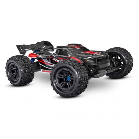 Traxxas Sledge RTR 6S 4WD Electric Monster Truck (Red) w/VXL-6s ESC & TQi 2.4GHz Radio