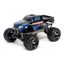 Traxxas Stampede 4X4 VXL Brushless 1/10 4WD RTR Monster Truck (Blue) w/TSM & TQi Radio