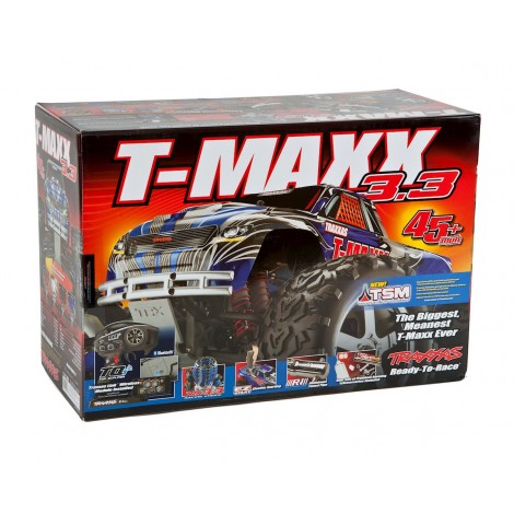 Traxxas T-Maxx 3.3 4WD RTR Nitro Monster Truck w/TQi, TSM, Telemetry, Battery & DC Charger