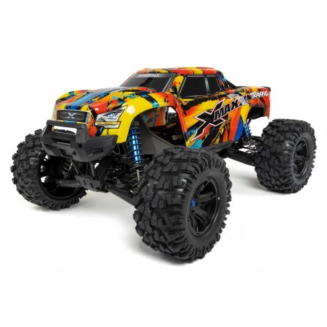 Traxxas X-Maxx 8S 4WD Brushless RTR Monster Truck (Solar Flare) w/2.4GHz TQi Radio & TSM