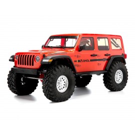 Axial SCX10 III "Jeep JLU Wrangler" RTR 4WD Rock Crawler (Orange) w/Portals & DX3 2.4GHz Radio