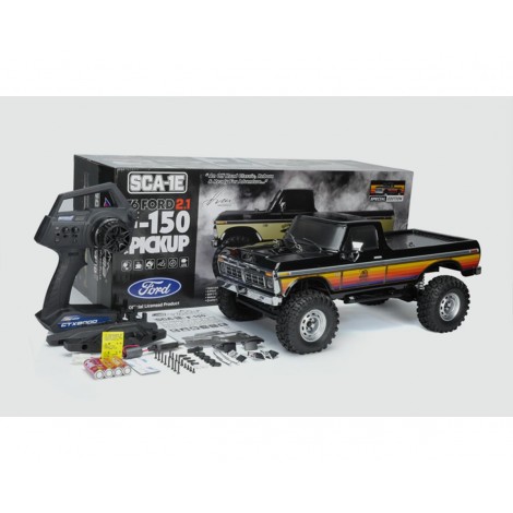 Carisma SCA-1E 1/10 Scale 70s Ford F-150 2.1 Spec 4WD RTR Scale Truck (Black)