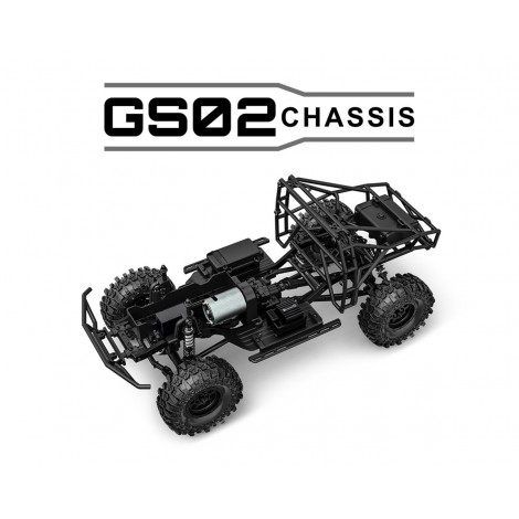 Gmade GS02 BOM 1/10 RTR Ultimate Rock Crawler Trail Truck w/2.4GHz Radio