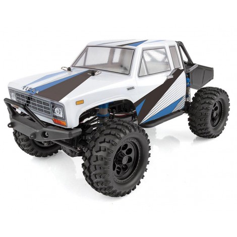 Team Associated CR12 Tioga Trail Truck RTR 1/12 4WD Rock Crawler (White/Blue) w/2.4GHz Radio, Battery & Charger