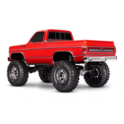 Traxxas TRX-4 1/10 High Trail Edition RC Crawler w/'79 Chevrolet K10 Truck Body (Red) w/TQi 2.4GHz Radio