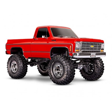 Traxxas TRX-4 1/10 High Trail Edition RC Crawler w/'79 Chevrolet K10 Truck Body (Red) w/TQi 2.4GHz Radio