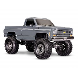 Traxxas TRX-4 1/10 High Trail Edition RC Crawler w/'79 Chevy K10 Truck Body (Silver) w/TQi 2.4GHz Radio